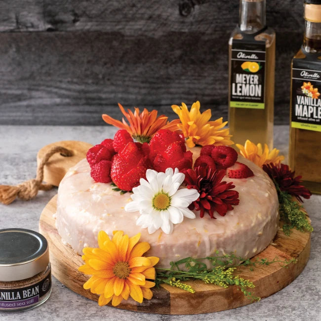 Classic Olive Oil Cake With Lemon Icing