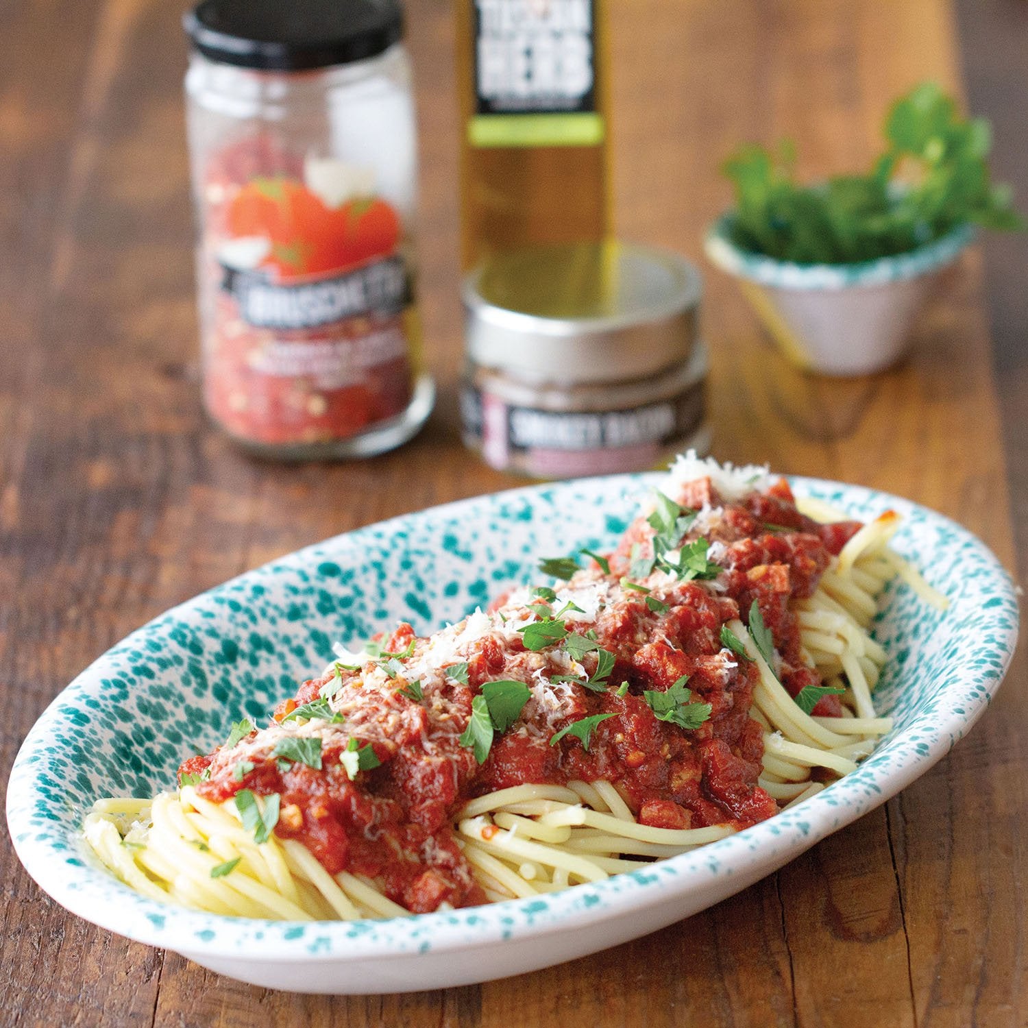 Bucatini with Amatricana Sauce
