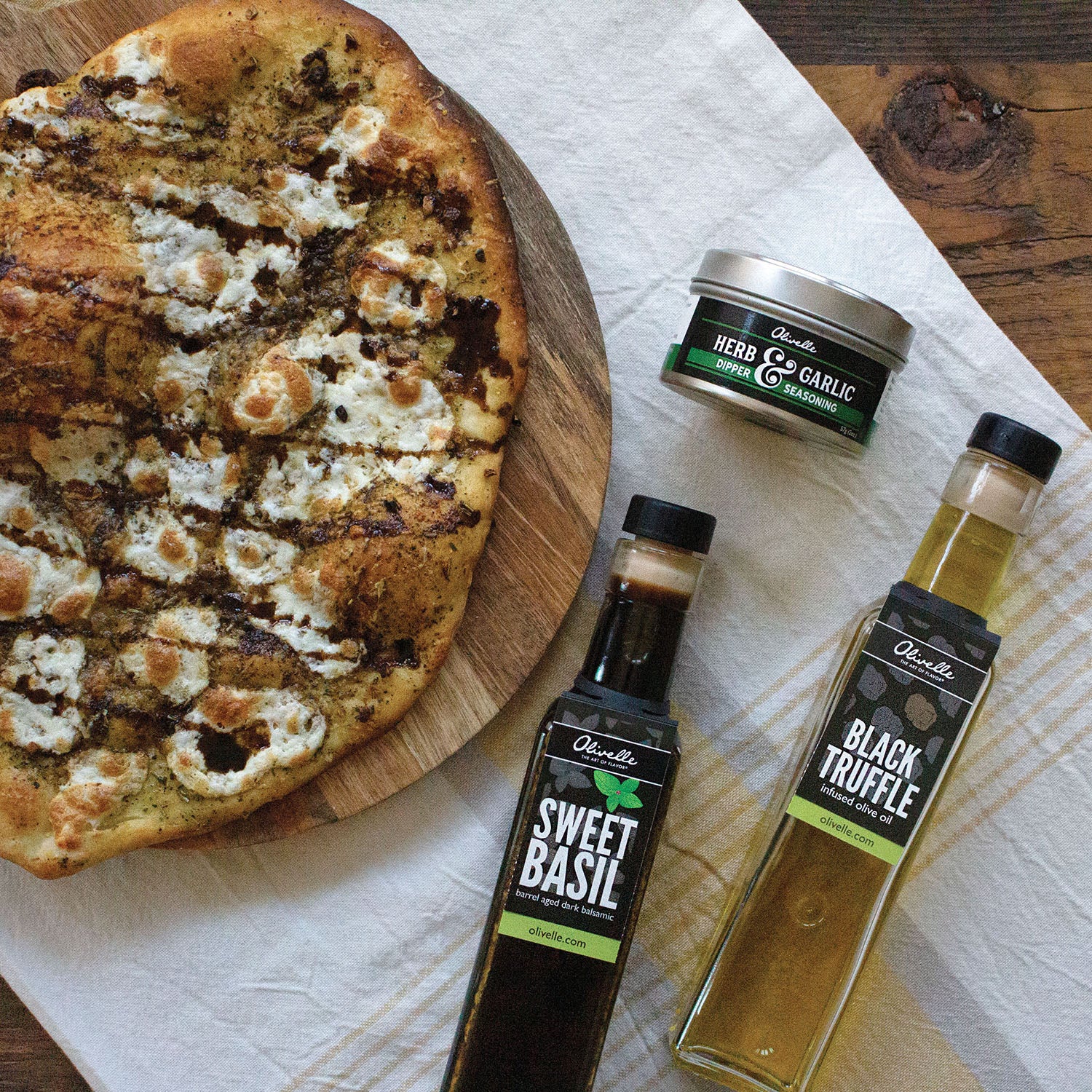 Garlic And Black Truffle Pizza