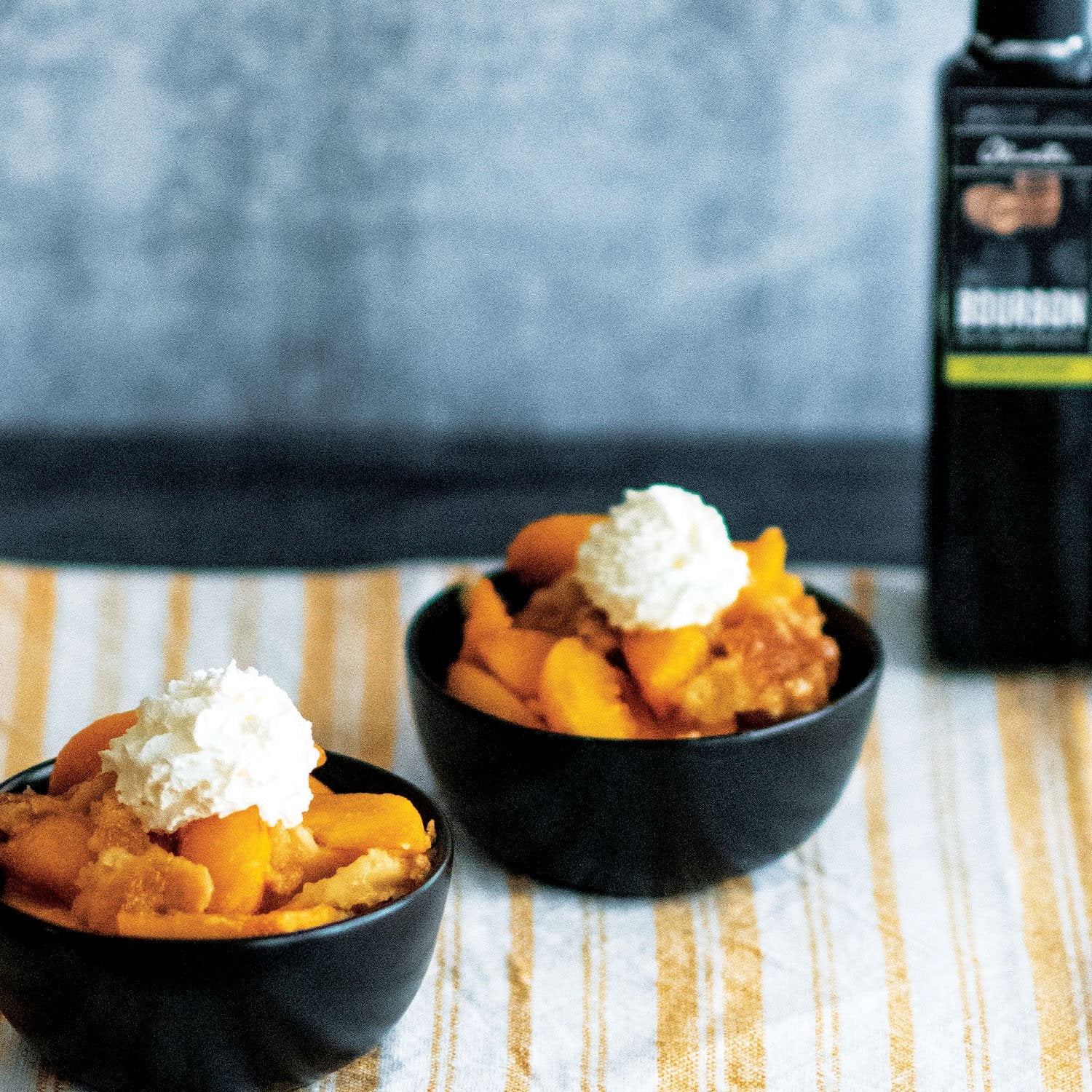 Bourbon Peach Cobbler