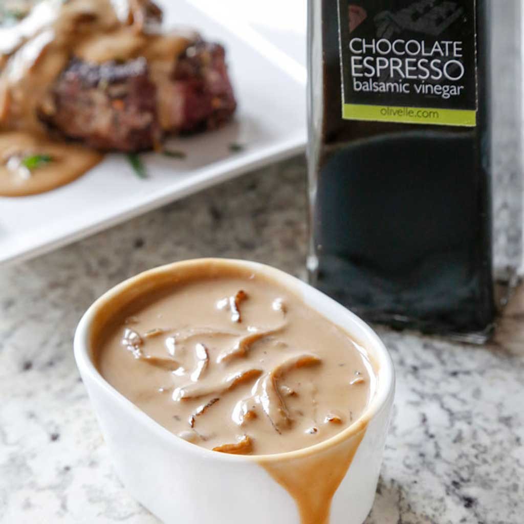 Balsamic Whiskey Cream Sauce