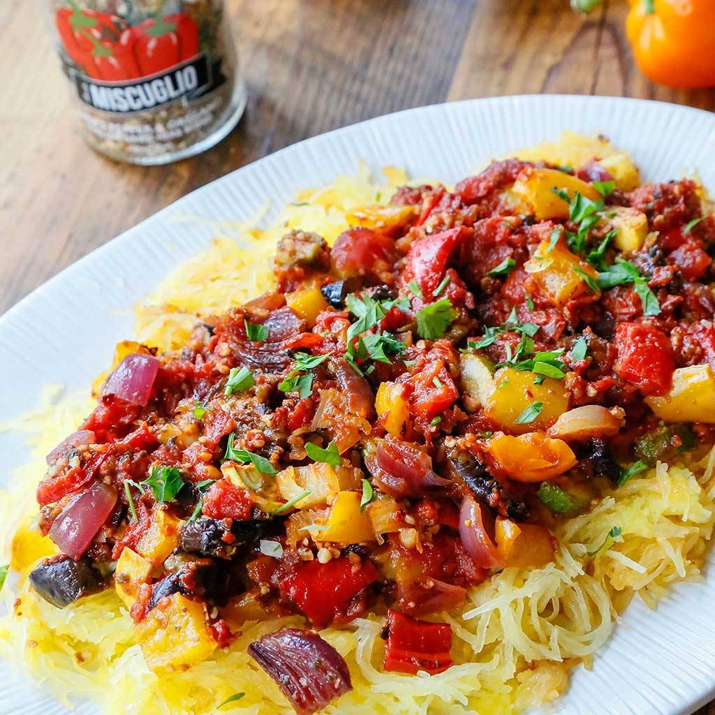 Spaghetti Squash Ratatoulle