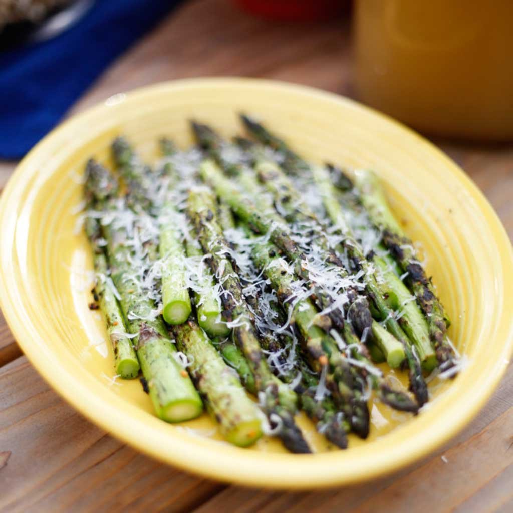 Parmesan Asiago Grilled Asperagus