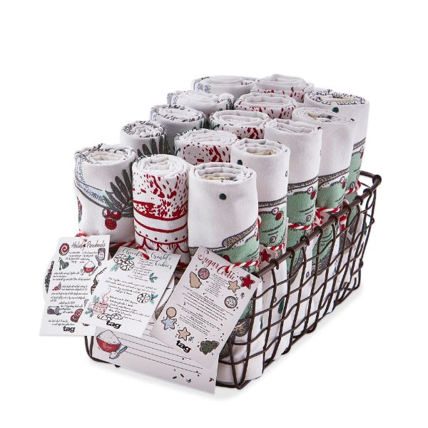 Holiday Cookie Recipe Dishtowel