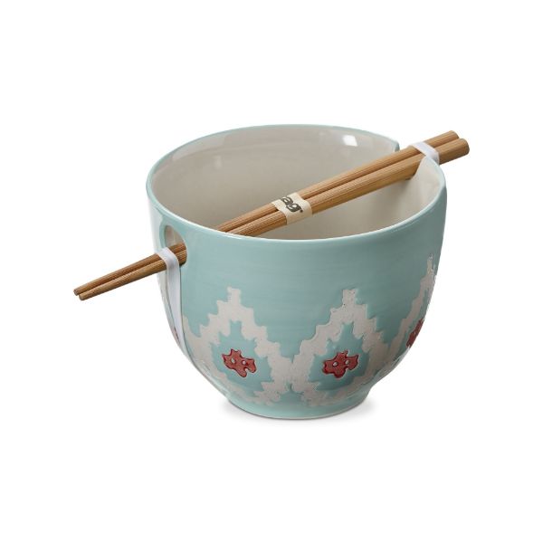 TAG Ramen Noodle Bowls with Chopsticks