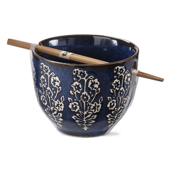 TAG Ramen Noodle Bowls with Chopsticks