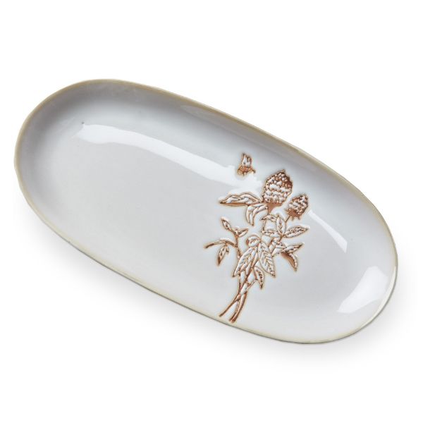 Lavender & Honey Oval Platter Small