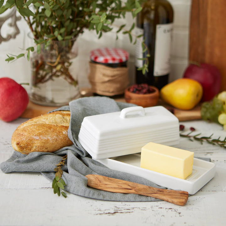 RSVP Stoneware Butter Dish