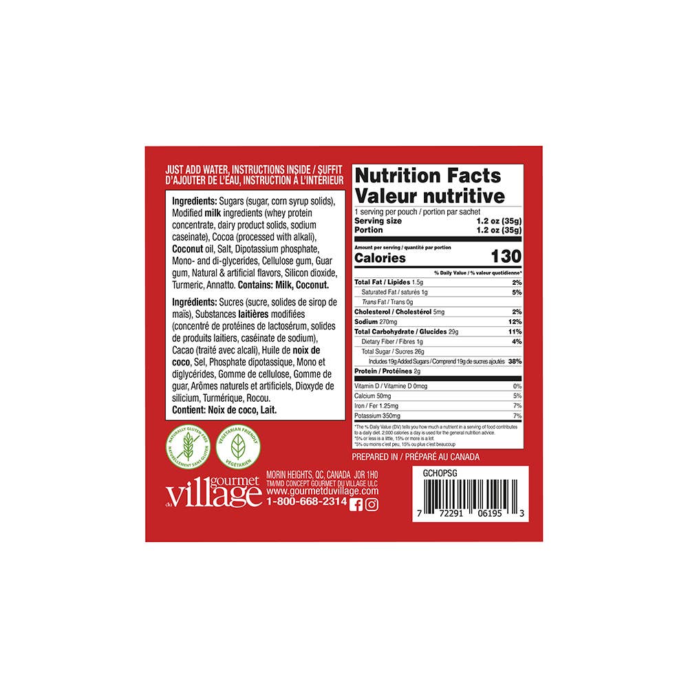 Hot Chocolate Snow Globe Pyramid