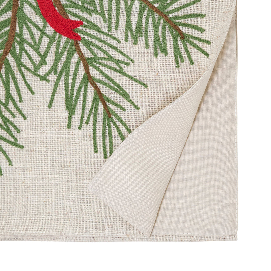 Pine Needle And Bow Table Runner