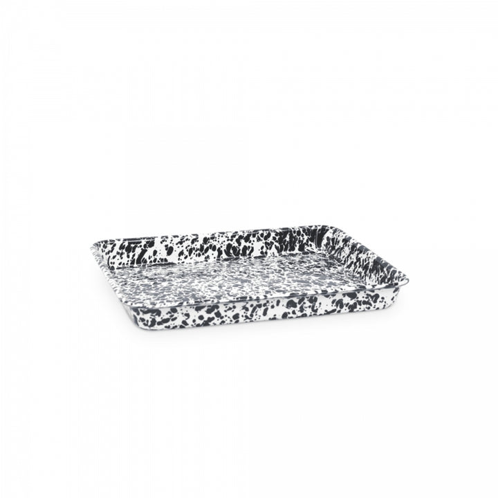 Crow Canyon Splatter Small Rectangular Tray 11.25" x 9.00"