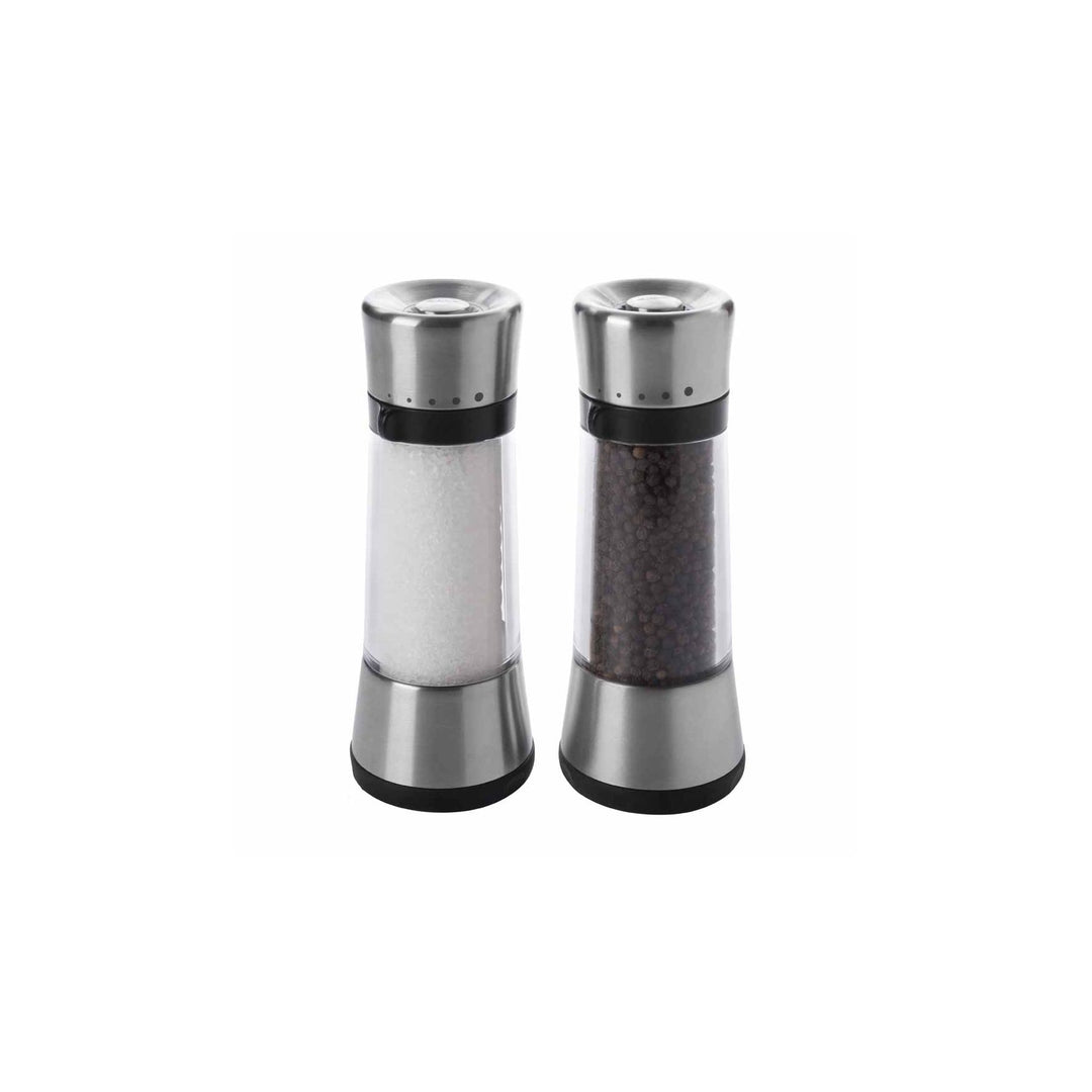 OXO Sleek Mess-Free Salt & Pepper Grinder Set
