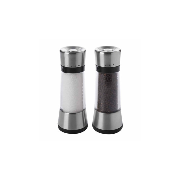 OXO Sleek Mess-Free Salt & Pepper Grinder Set