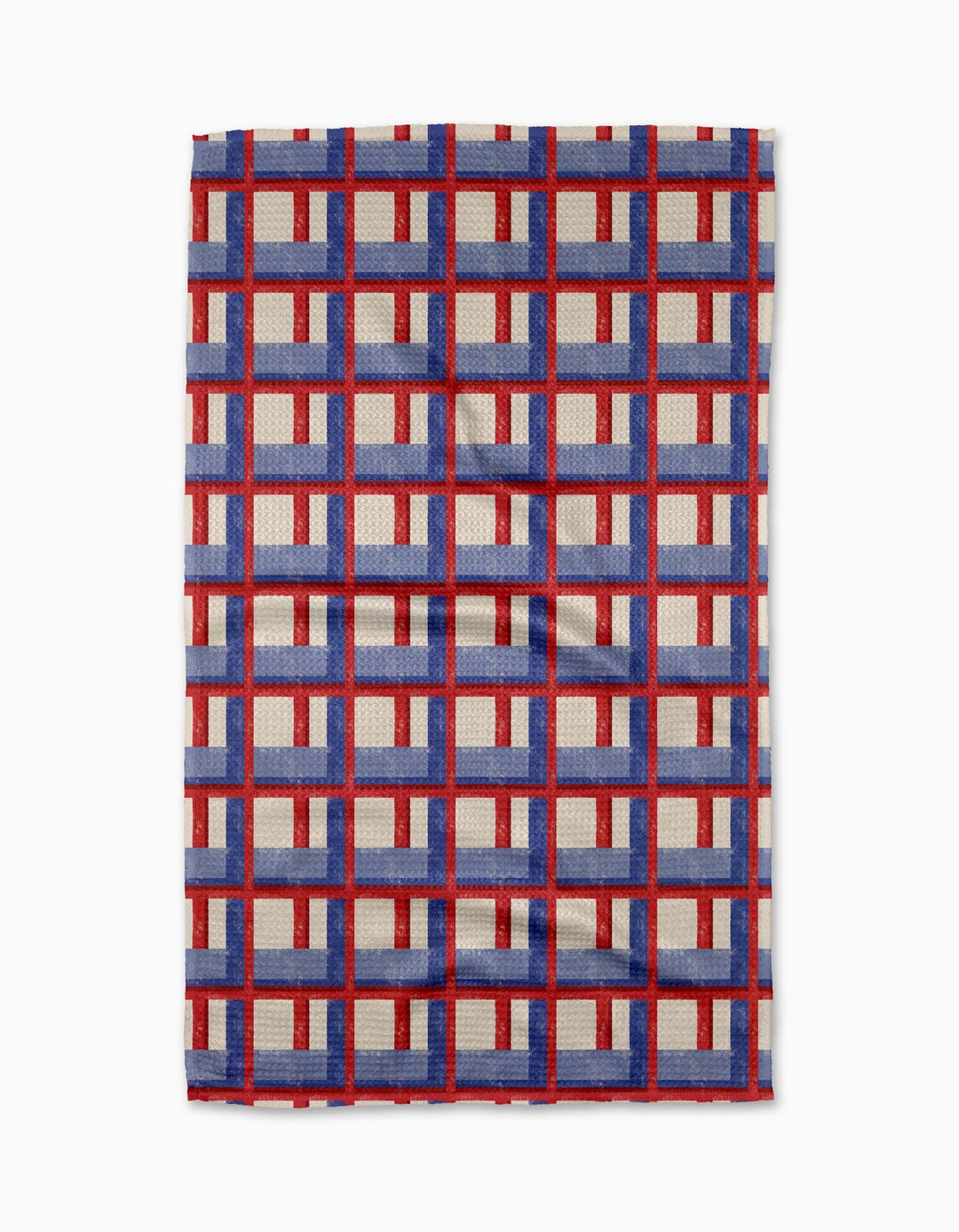 Cielo Grid Kitchen Tea Towel