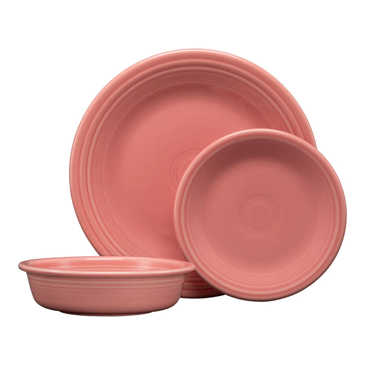 Fiestaware Classic Rim 3-Piece Place Setting