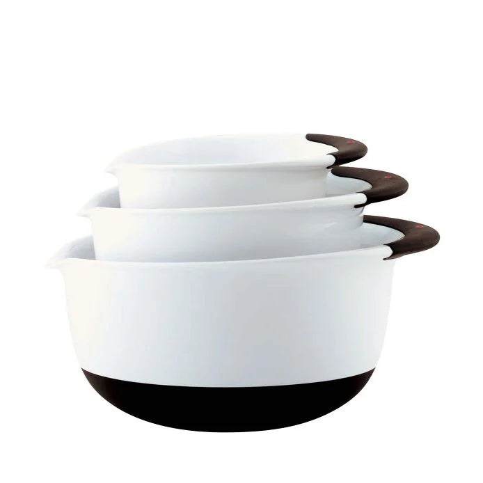3 Piece Bowl Set, White