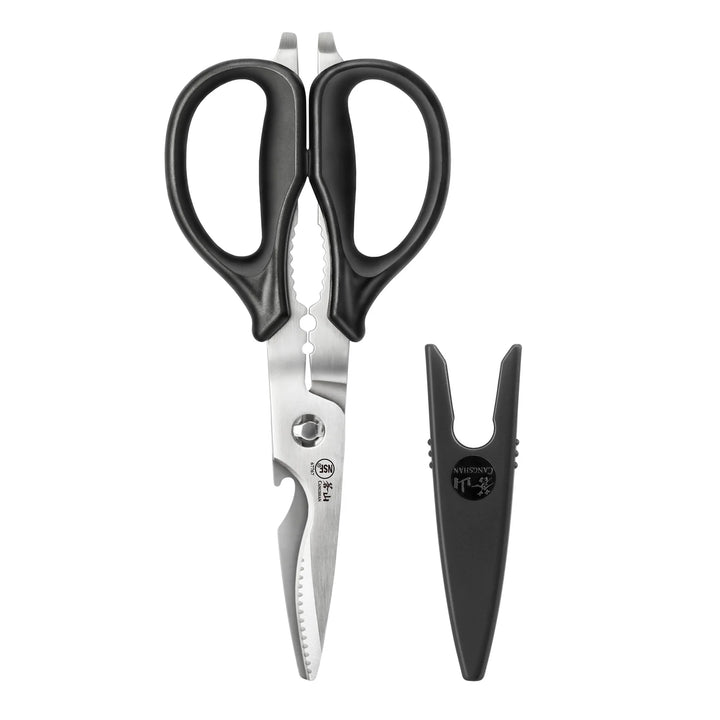 Cangshan 9-inch Heavy-Duty Come-Apart Kitchen Shears with Guard