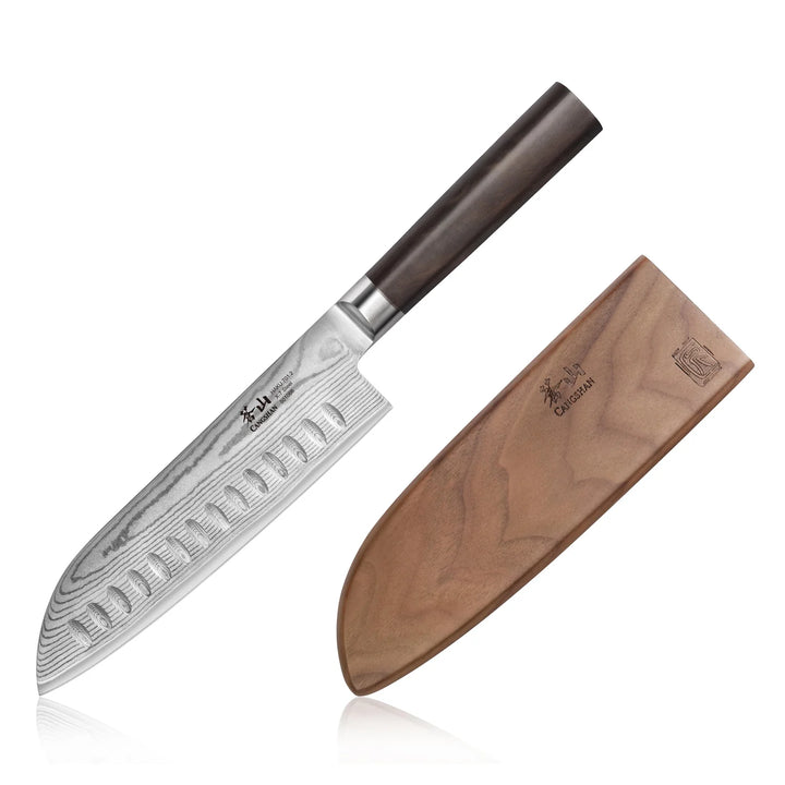 Haku Series 7" Santoku Knife with Sheath