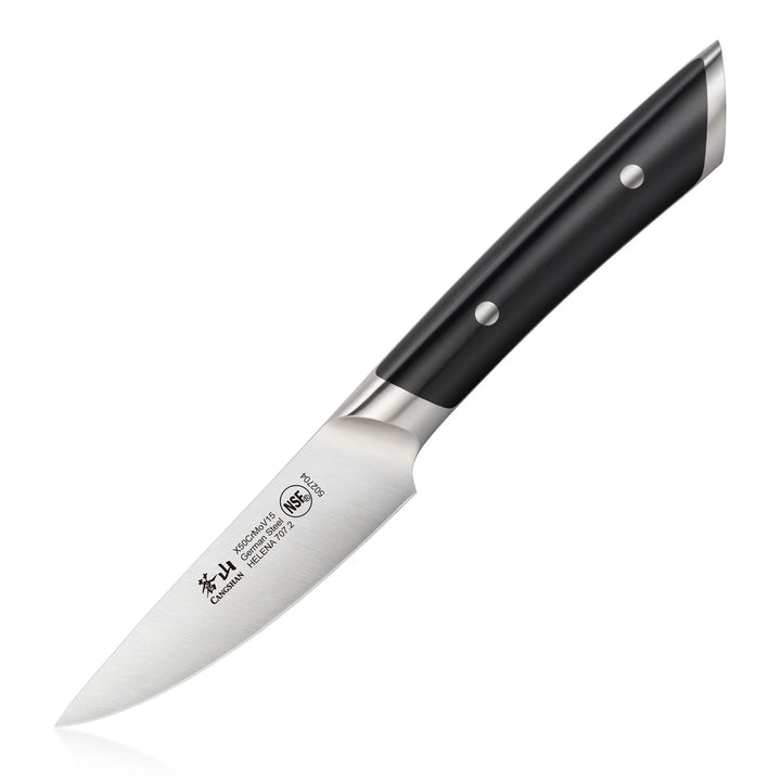 Helena Series 3.5" Pairing Knife, Black