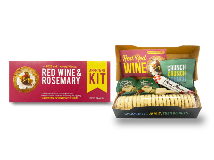 Snackable Red Wine & Rosemary Crackerology Kit