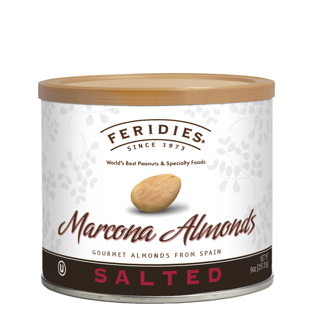 Marcona Almonds, Salted, 9oz Tin