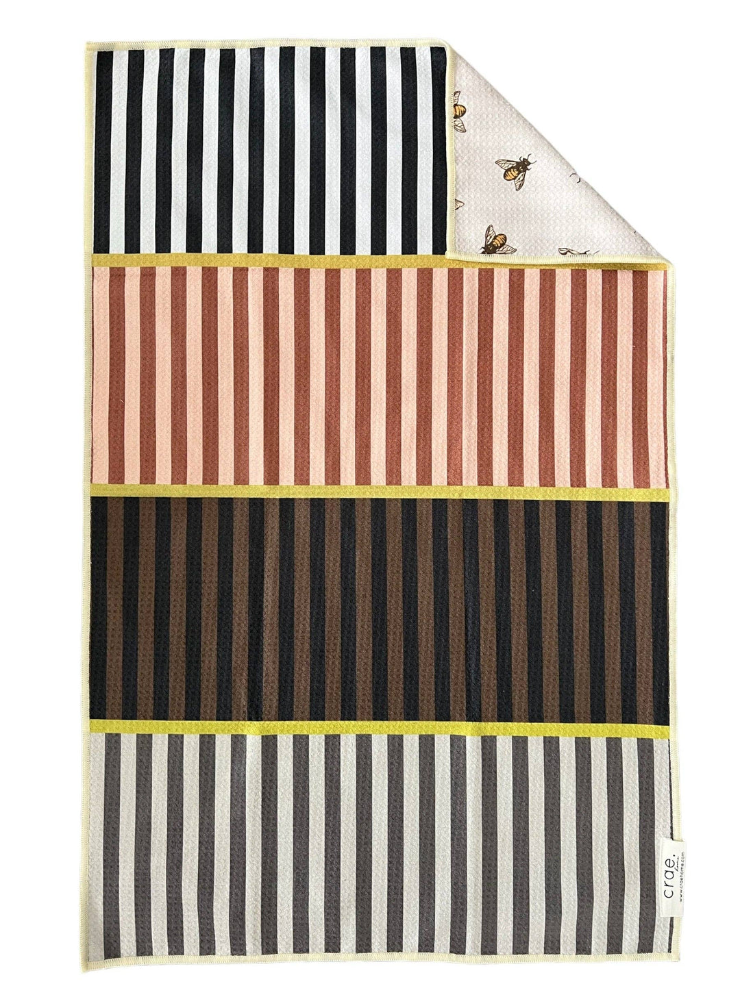 Crae.Home Milk and Honey Reversible Hand Towel