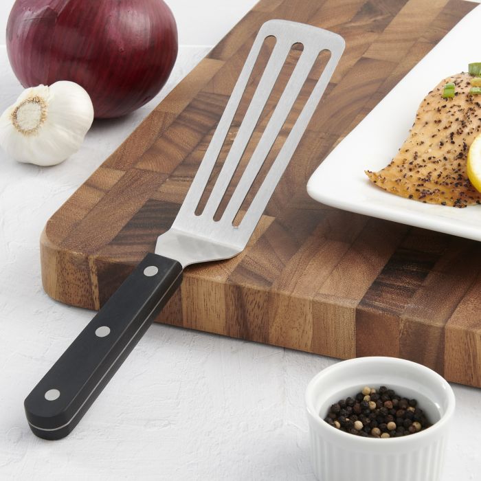 Cutlery-Pro Triple Rivet Narrow Slotted Turner, 11in