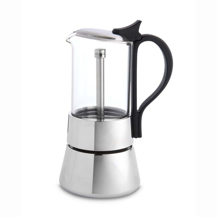 Fino 4-Cup Stainless Steel Stovetop Espresso Maker
