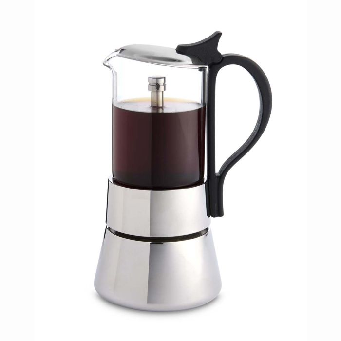 Fino 4-Cup Stainless Steel Stovetop Espresso Maker
