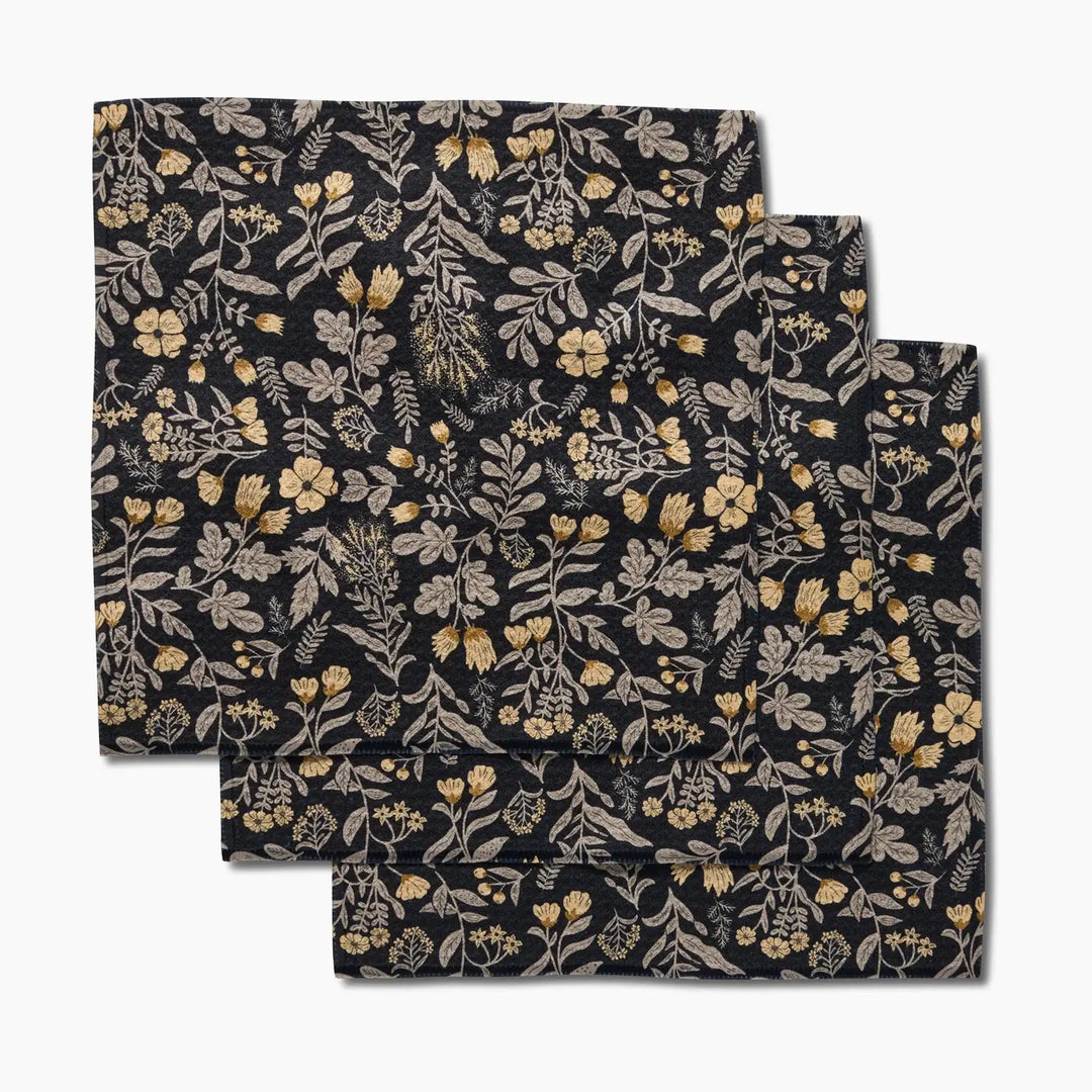Woodland Wildflowers - Dishcloth Set of 3