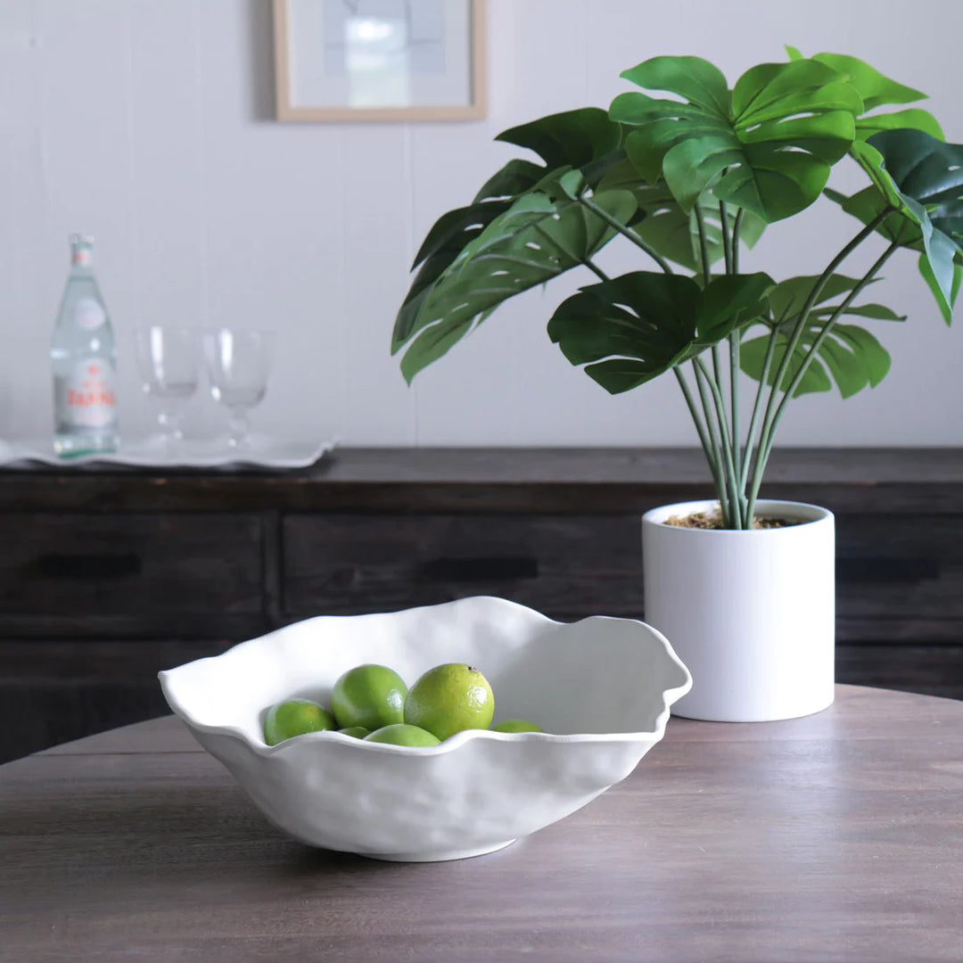 Vida Nube Large Round Bowl (White)