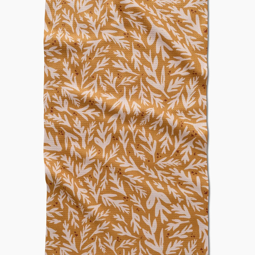 Trail Dusting Gold Kitchen Tea Towel