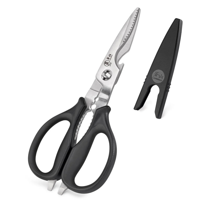 Cangshan 9-inch Heavy-Duty Come-Apart Kitchen Shears with Guard