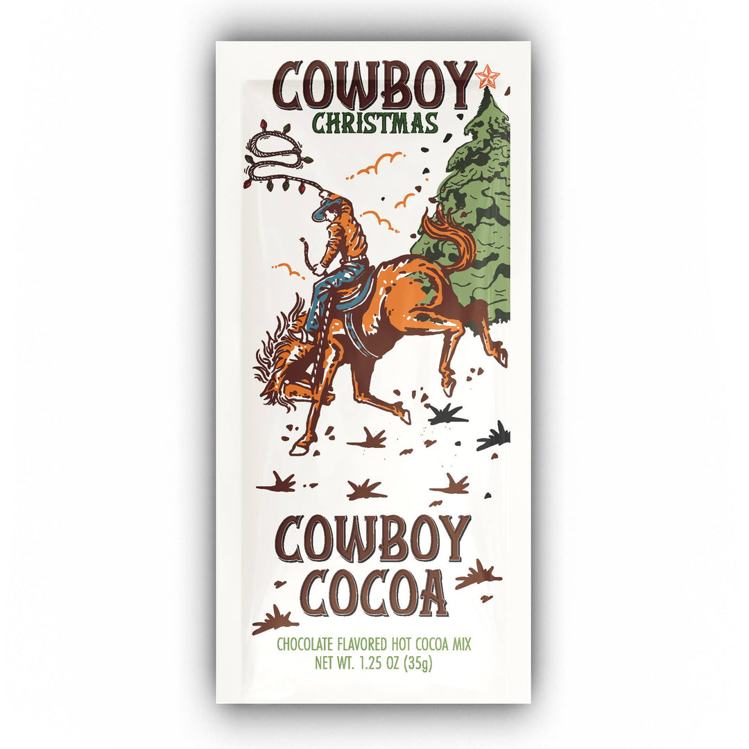 Cowboy Christmas Chocolate Cocoa Packet