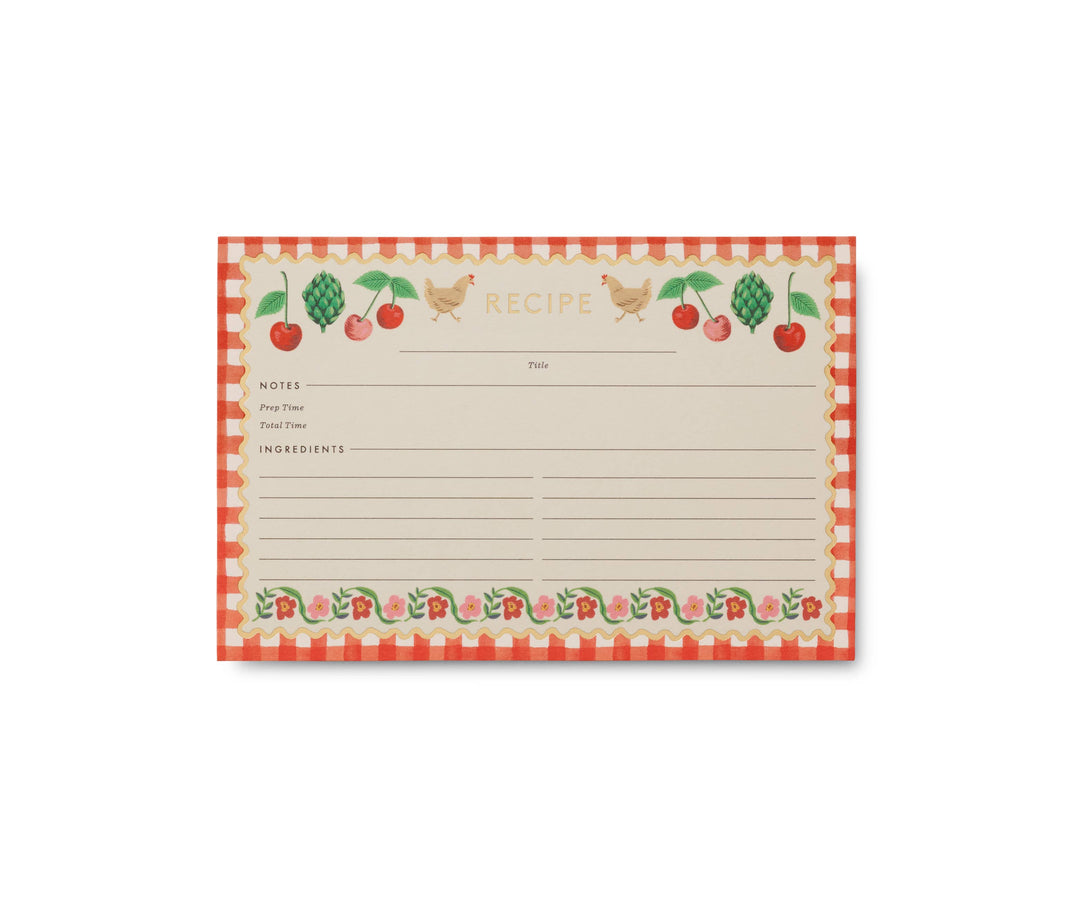 Cherry Farm Recipe Cards Pack of 12