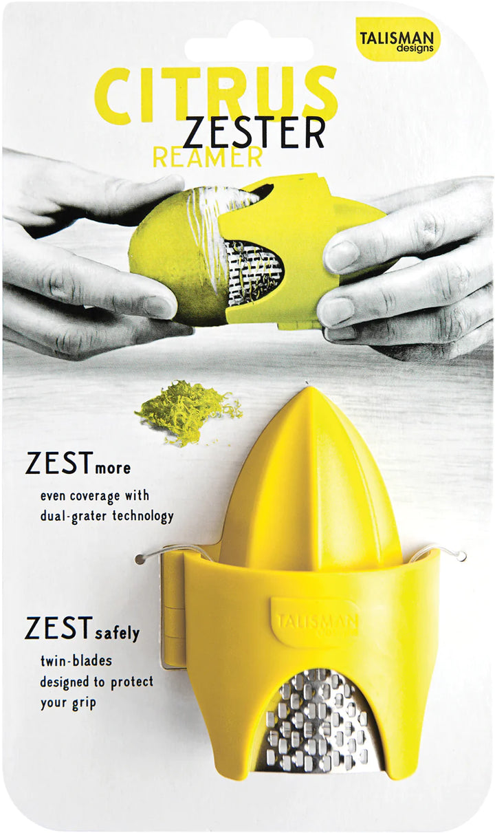 Talisman Design 2-in-1 Citrus Zester / Reamer