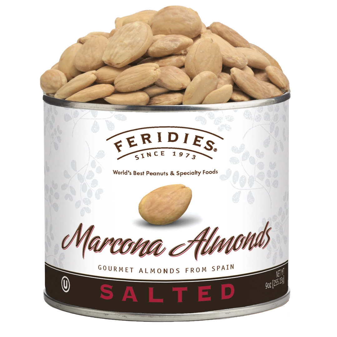 Marcona Almonds, Salted, 9oz Tin