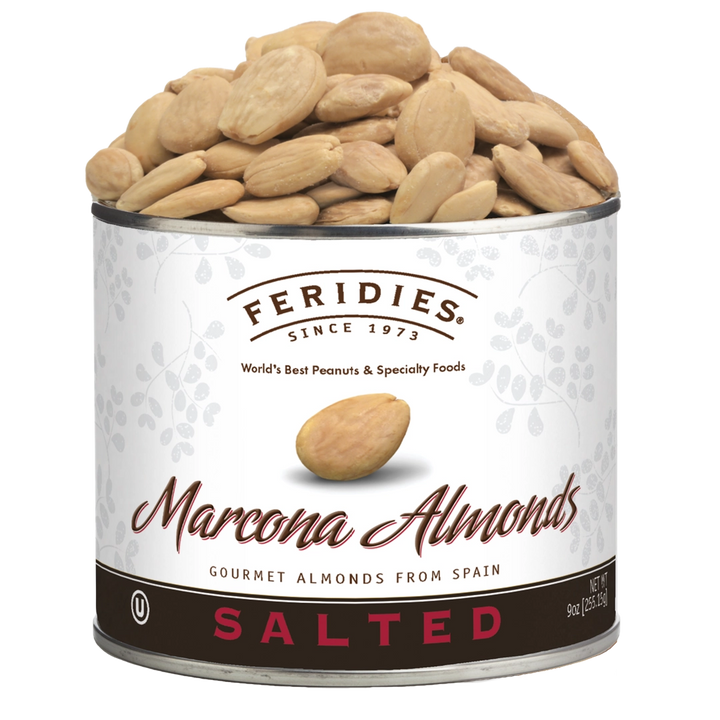 Marcona Almonds, Salted, 9oz Tin