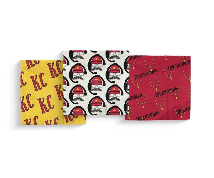 Big Red Double-Sided Dish Cloth Set