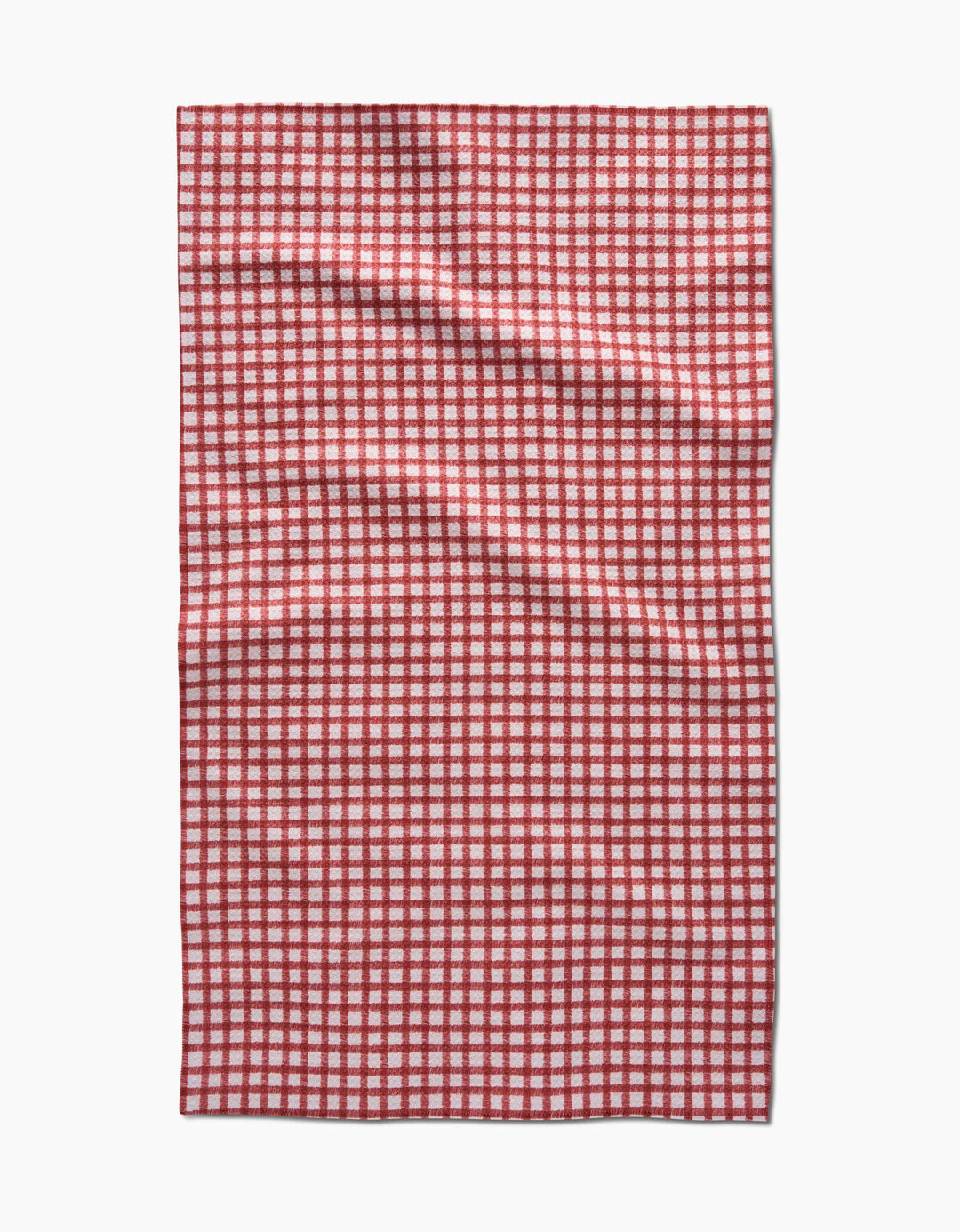 Fireside Plaid Red Kitchen Tea Towel