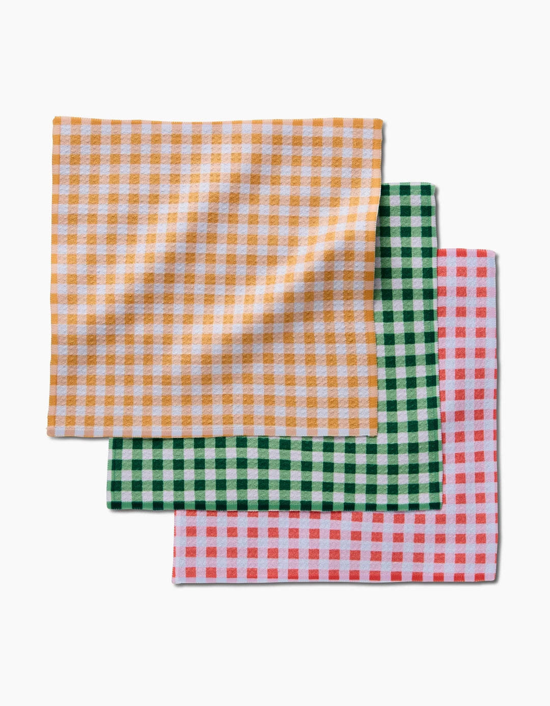 Spring Plaid - Dishcloth Set of 3