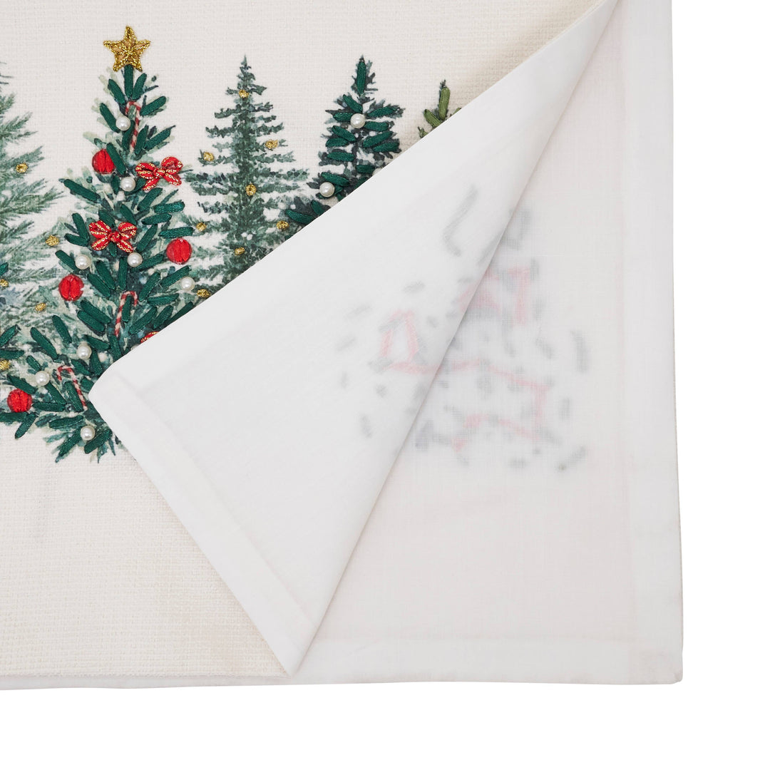 Christmas Tree Design Table Runner