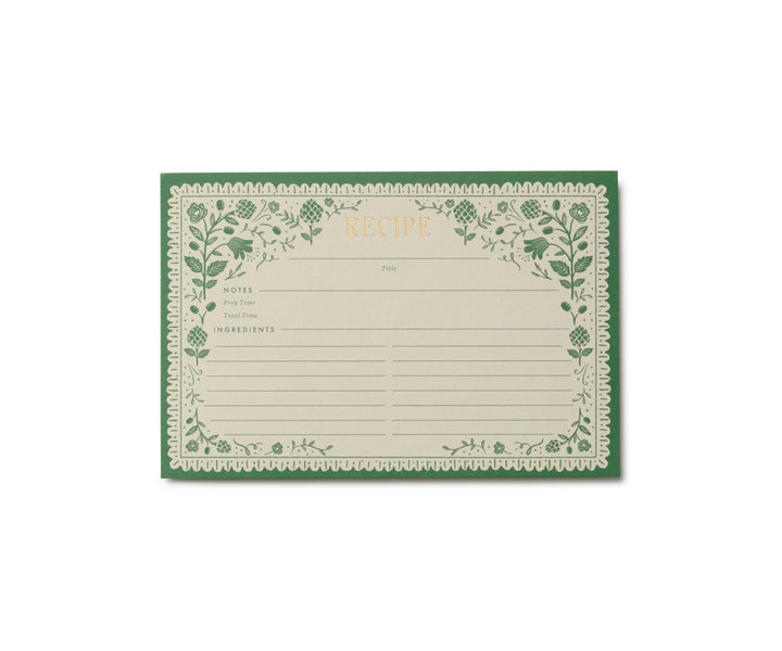 Rifle Paper Co. Artichoke Recipe Cards Pack of 12