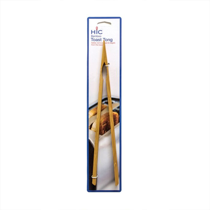 12" Bamboo Toast Tong