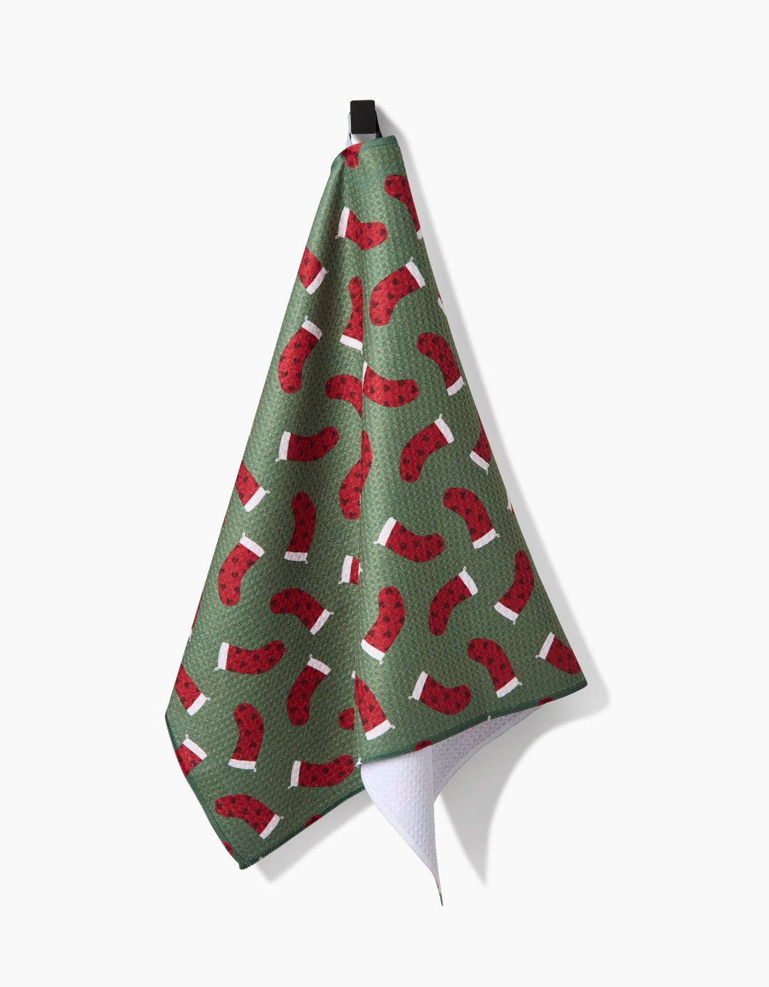 Heart Stockings Kitchen Tea Towel