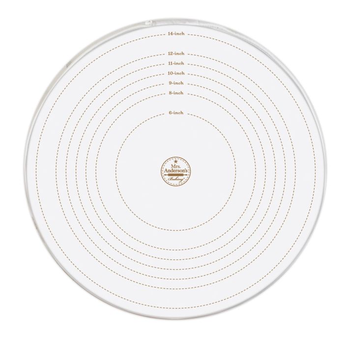 Mrs. Anderson's Baking Silicone Pie Crust Maker Bag, 16.5"