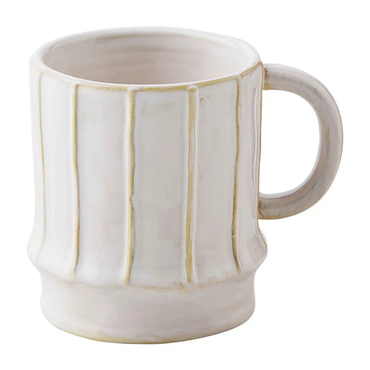 Mud Pie Textured Stoneware Mugs