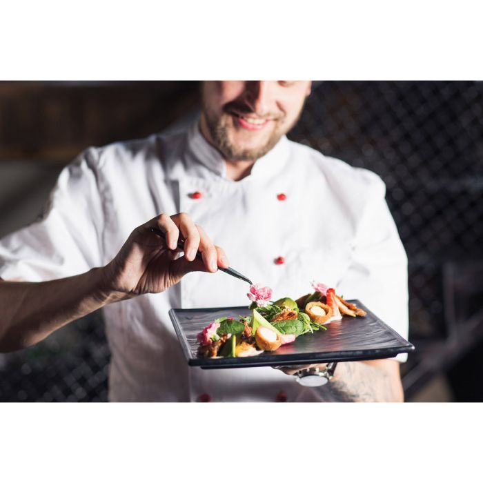 Cutlery-Pro Culinary Offset Plating Tong