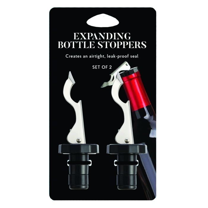 Expanding Bottle Stoppers, Set of 2