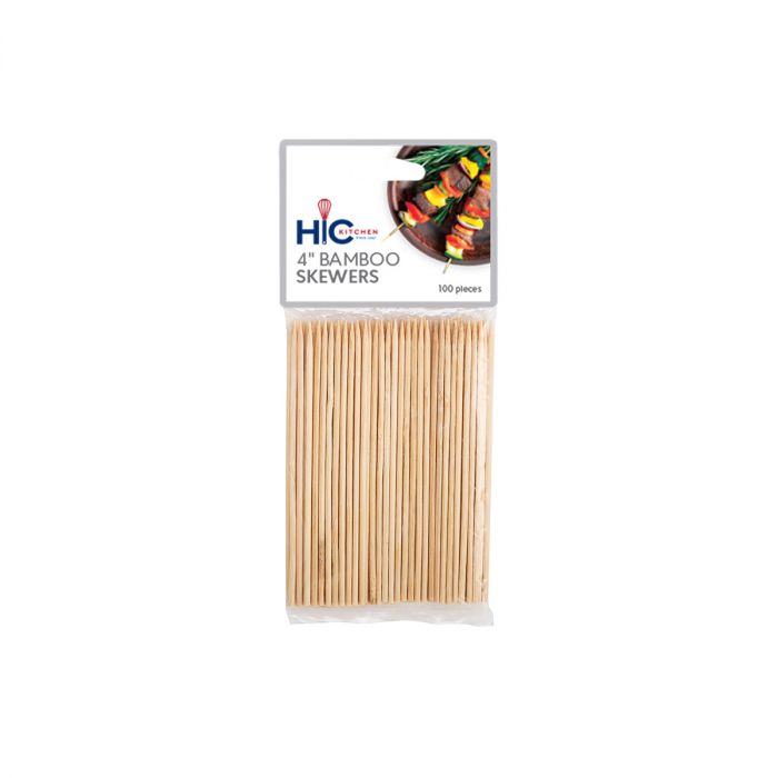 Bamboo Skewers, 100 Count